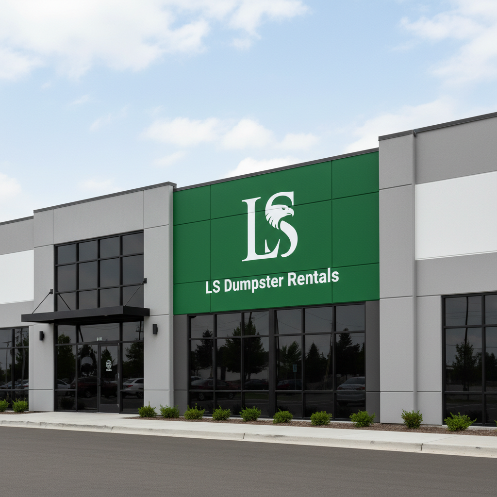 Living Stream commercial building with branded signage